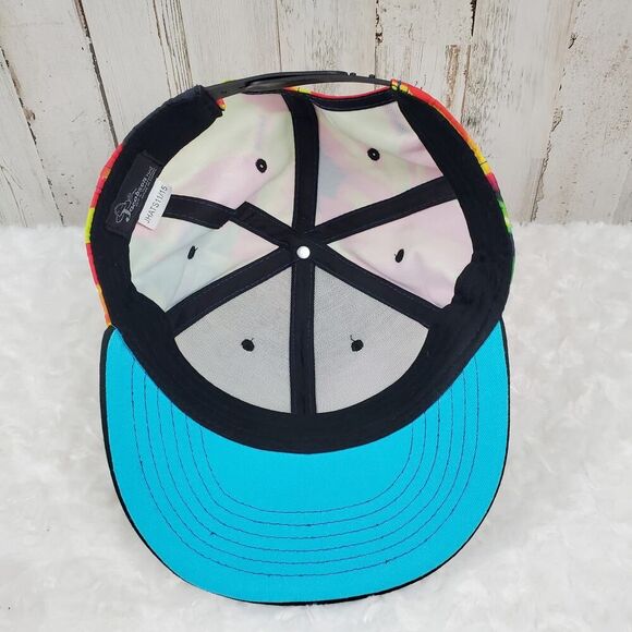 Jacobson Kings Island Tie Dye Snapback Cap Red Green OSFM - Picture 8 of 8